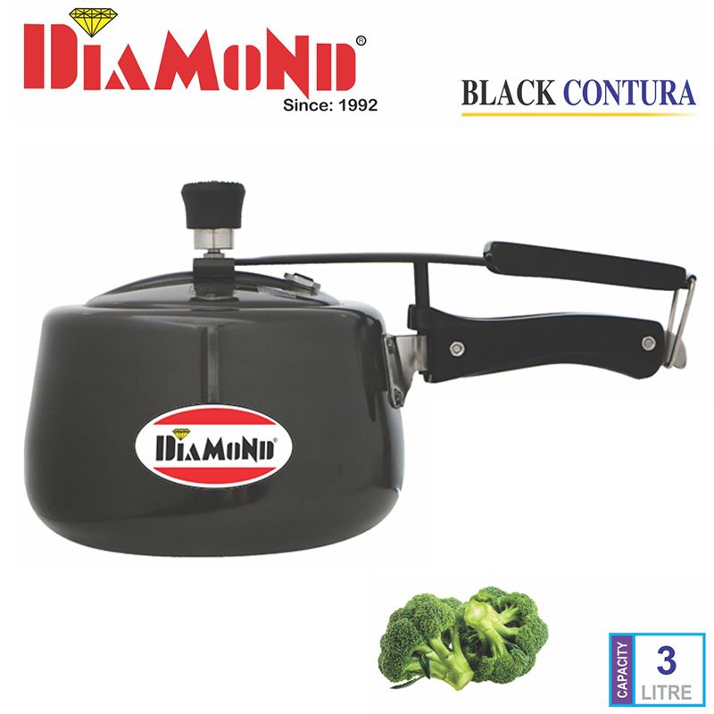 Black cooker 3 litre price sale